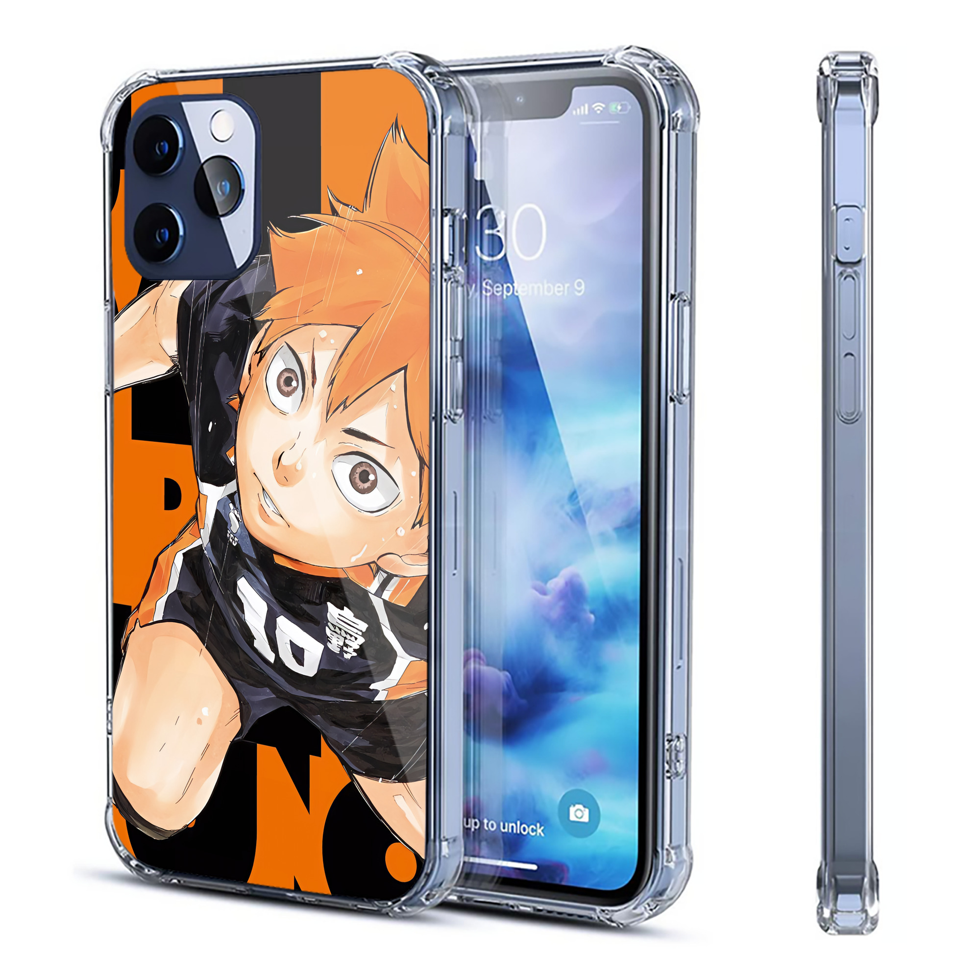 （画像用） ハイキュー!! Haikyu!! 【iPhone 12シリーズ対応】透明スマホケース（クリアソフトケース）